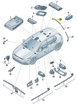фото thumb №14, Светильник отражающие octavia iv 5e7945106 оригинал