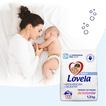 Lovela Baby гипоаллергенный стиральный порошок для малышей цвета 3х1,3кг