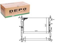 фото thumb №1, Радіаторів opel astra f 10/91-03/9 depo