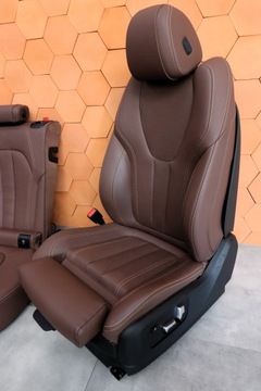 фото thumb №8, Bmw x5 g05 салон сиденья з підігрівом память sport harman vernasca coffee