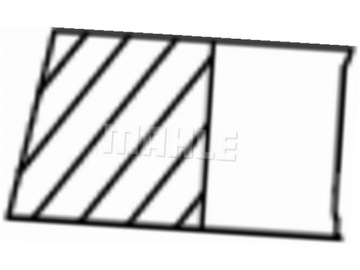 фото thumb №2, Кольца поршневые peugeot 205 1.0 106 i 1.0 ii 1.0