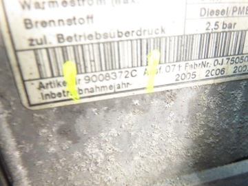 фото thumb №8, Вебасто vw touran i 9008372c дизель
