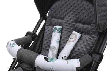 ВСТАВКА ДЛЯ КОЛЯСКИ MINKY, ДВУХСТОРОННЯЯ ХЛОПКА BABYMAM