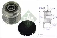 Генератор - зчеплення односторонній schaeffler ina 535 0005 10 Ціна, фото thumb