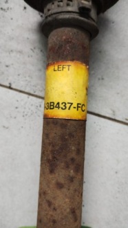Привідний вал ліва перед 2s6w3b437fc ford fiesta mk6 vi Оригінал, фото thumb