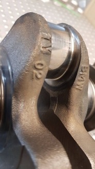 фото thumb №12, Wał колінчастий номінал 8583491 bmw f39 f48 f45 f46 f20 f21 1.5d b37c15 b37d15