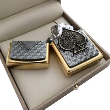 ЗАЖИГАЛКА ZIPPO PIK, ЗОЛОТОЙ СЕРТИФИКАТ 24 КАРАТА