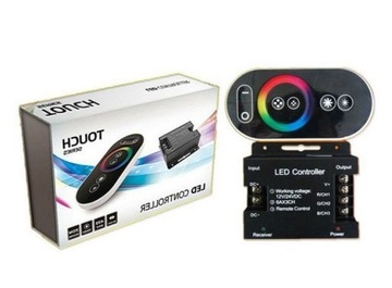 ŚCIEMNIACZ RADIOWY PILOT 18A 216W 12V 24V RGB LED