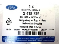 фото thumb №15, Ford puma задние левая свет противотуманные lhd 2418379 l1tb-15k273-ac