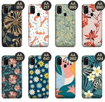 ETUI DO SAMSUNG GALAXY M21 WZORY FLORAL BOTANIKA BUKIETY OBUDOWA POKROWIEC