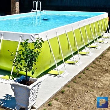 Basen stelażowy LAGHETTO POP 4x7,8m h=1,2m 5lat