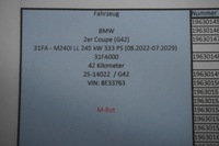 фото thumb №6, Привідний вал задня bmw g42 m240i 8744986 42km.