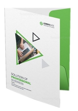 Папка фирменная ДВУСТОРОННЯЯ А4, 250 шт.
