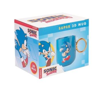 3D КЕРАМИЧЕСКАЯ КРУЖКА SONIK THE HEDGEHOG ДЛЯ ДЕТЕЙ 350МЛ