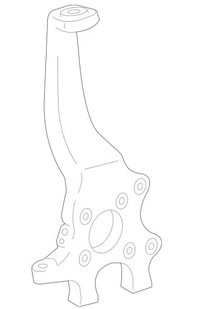 фото thumb №1, Lexus rc f gsf rcf поворотный кулак передняя левая nowa оригинальная lexus