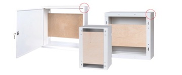 Obudowa metalowa szafka natynkowa sklejka TPR-21W v3 450x350x120