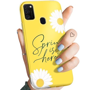 ЧЕХОЛ ДЛЯ SAMSUNG GALAXY M21 SPRING PATTERS КРЫШКА ПРУЖИННОГО КОРПУСА