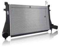 Интеркулер audi a3 q3 2018- 2.0 40 45 tfsi - америка 5qm145803a 5qm145803d Оригинал, фото thumb