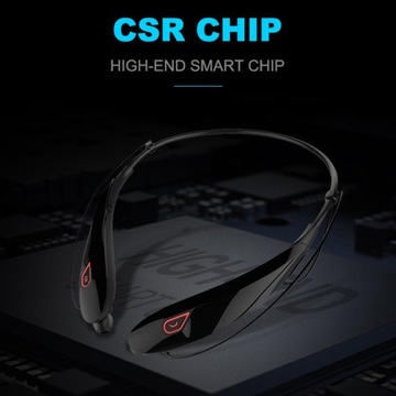 Наушники Bluetooth, беспроводные наушники, защита от пота, черный + красный