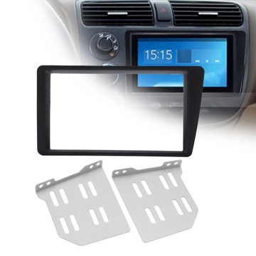 Замена накладки стереорадиорамки 2Din для Honda Civic с левым рулем 2001-2005 гг.