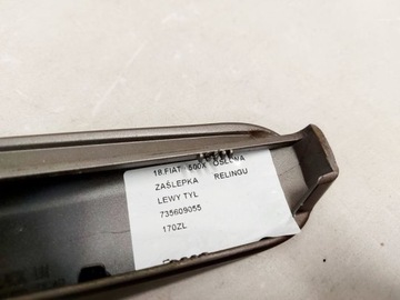 фото thumb №8, Fiat 500x 500 x заглушка рейлинг левый зад левая задняя защита 735609055