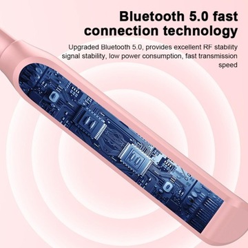 Беспроводные Bluetooth-наушники с шейным ремешком и стереогарнитурой с микрофоном, черные