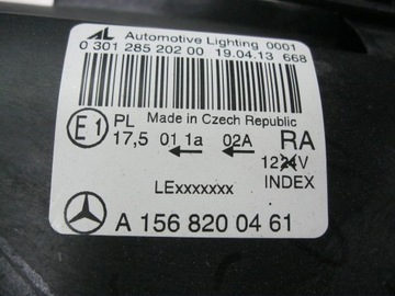 фото thumb №7, Лампа перед права ксенон mercedes gla a1568200461
