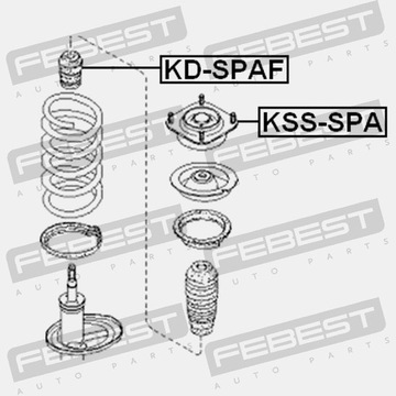 фото thumb №5, Отбойник амортизатора перед febest kd-spaf