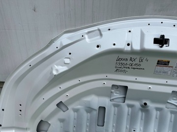 фото thumb №9, Lexus rx iv 4 450h 533301-oe-150 капот крышка двигателя pdr org.
