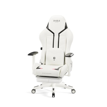 Игровое кресло Diablo X-Ray 2.0 Normal Size: белый и черный