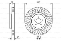 фото thumb №3, Гальмівні диски гальмівні колодки перед bosch subaru legacy iv