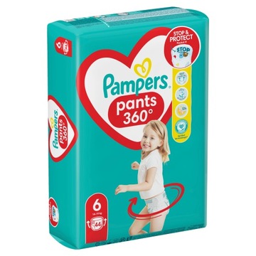 PAMPERS Pieluchomajtki PANTS 6 pieluszki 44 szt