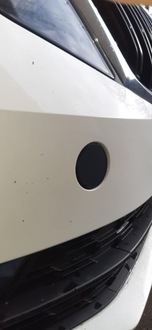 фото thumb №5, Заглушка бампер hak перед skoda octavia 5e 17-19,czarne