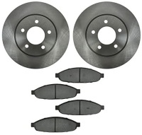 фото thumb №1, Тормозные диски + тормозные колодки перед chrysler pacifica 3,5 03-07