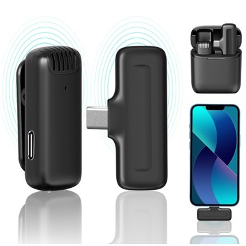 Bezprzewodowy mikrofon krawatowy Ulanzi J11 (USB-C)