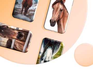 ETUI DO SAMSUNG GALAXY A12 / M12 WZORY KONIE KUCE PEGAZY OBUDOWA POKROWIEC