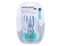 фото thumb №9, Роз'єм лампочка h7 2 szt. прямі з проводом 15 cm