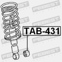 фото thumb №8, Febest tab-431 втулка, амортизатор