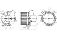 фото thumb №1, Nissens повітродувка fiat 500, panda