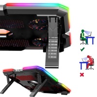 AAB EFFECTUM бесшумная охлаждающая подставка для ноутбука с RGB-подсветкой 9 17 дюймов