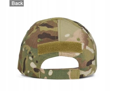 CZAPKA z DASZKIEM WOJSKOWA Ripstop MULTICAM FLAGI