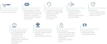 Проводной VoIP-телефон Grandstream GRP2604, PoE