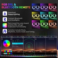 фото thumb №7, Dodge challenger 2015-23 лампа лампы левая +правая перед europa led vland rgb