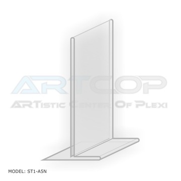 А5 - Меню, Подставка для листовок двухсторонняя из PLEXI /N