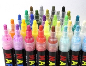 MARKER AKRYLOWY OZDOBNY DEKO 1-2 MM RÓŻOWY MG