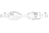 Nty приводной вал приводная ford kuga 2.0tdci 2wd 4wd 08-12 передняя левая mmt6 Цена, фото thumb