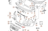 фото thumb №11, Audi a3 8pa sportback нижній спойлер бампера передньої 8p0807110e1rr