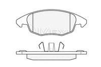 фото thumb №1, Гальмівні колодки гальмівні citroen перед berlingo c4 ds4 08-