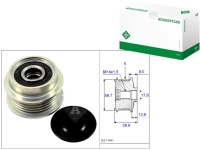 Купить Ina шкив генератора toyota yaris, yaris ve, фото thumb