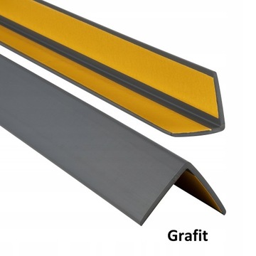 KĄTOWNIK PCV 25x25mm 90cm C.BRĄZ Samoprzylepny Narożnik Elastyczny PVC